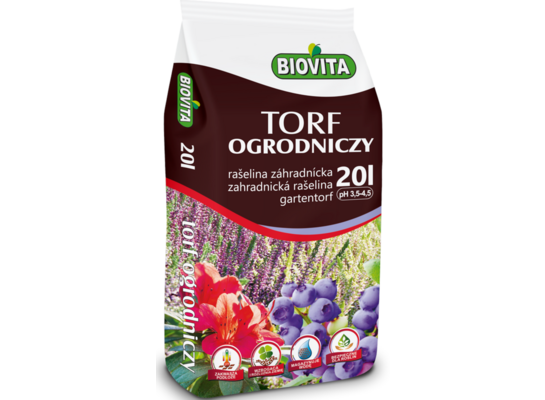 Torf ogrodniczy kwaśny 20 l BIOVITA