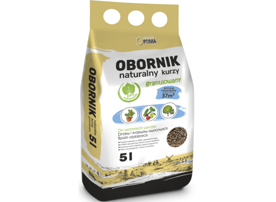 Obornik naturalny kurzy granulowany 5 l OPTIMA