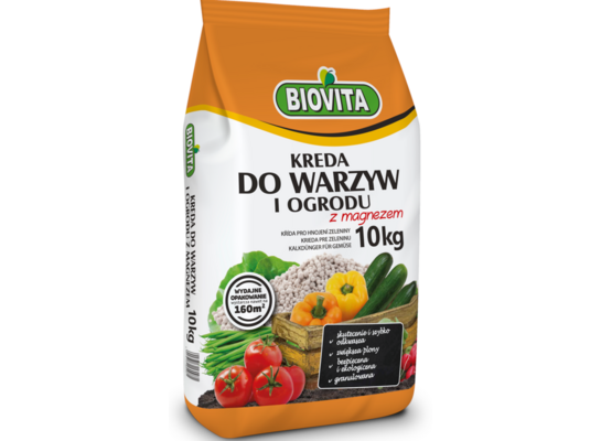 Kreda do warzyw i ogrodu z magnezem 10 kg BIOVITA