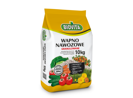 Wapno nawozowe granulowane 10 kg BIOVITA
