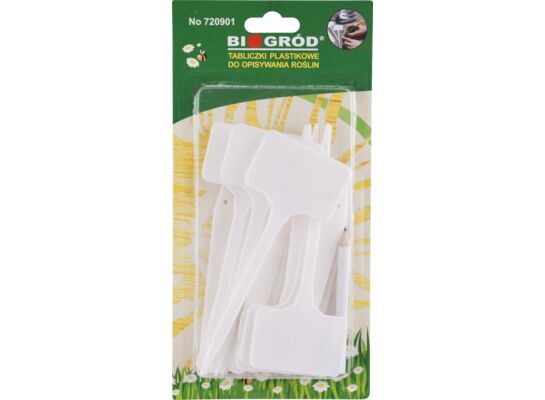 Tabliczki plastikowe do opisywania roślin + ołówek 30 sztuk