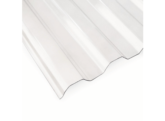 Płyta PC przeźroczysta TRAPEZ 76/18 900 x 2500/0,5 mm zwiększona odporność na grad