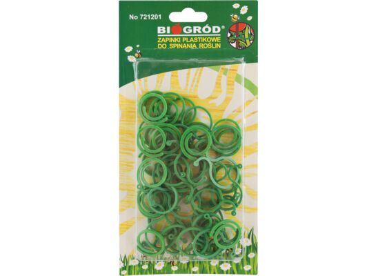Zapinki plastikowe do spinania roślin mix 50 sztuk