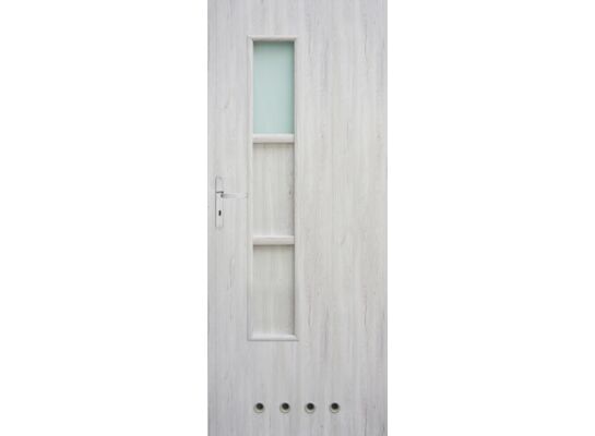 Skrzydło drzwiowe ZETA silver tuleje 70 P Windoor