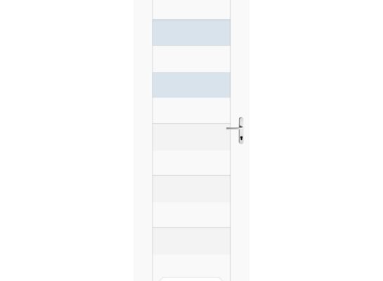 Skrzydło drzwiowe VIRGO biały podcięcie 70 L Windoor