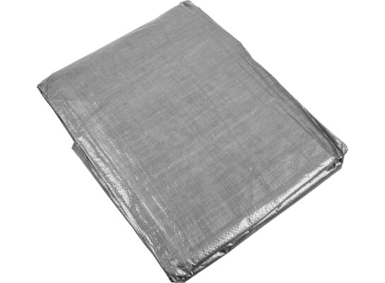 Plandeka uniwersalna 3 x 4 m srebrna 110 g/m²