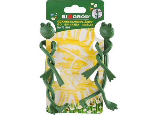 Klamerki ozdobne ''Żabki'' do spinania roślin 2 sztuki
