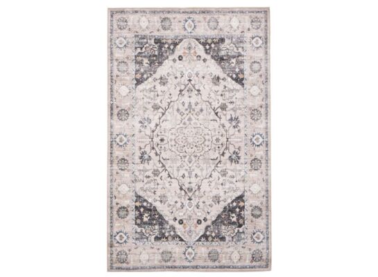 Dywan drukowany Kanoya mikrofibra 80 x 140 cm beżowy