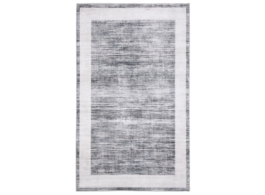 Dywan drukowany Kioto mikrofibra 80 x 140 cm szary