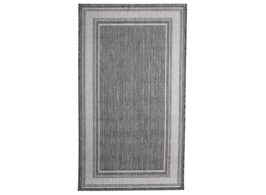 Dywan tkany zewnętrzny JUAN 50 x 80 cm ciemny szary