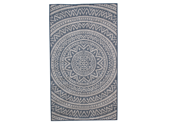 Dywan tkany zewnętrzny IKER 60 x 100 cm niebieski