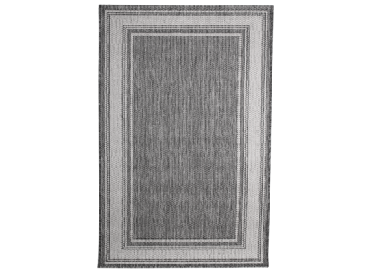 Dywan tkany zewnętrzny JUAN 60 x 100 cm ciemny szary
