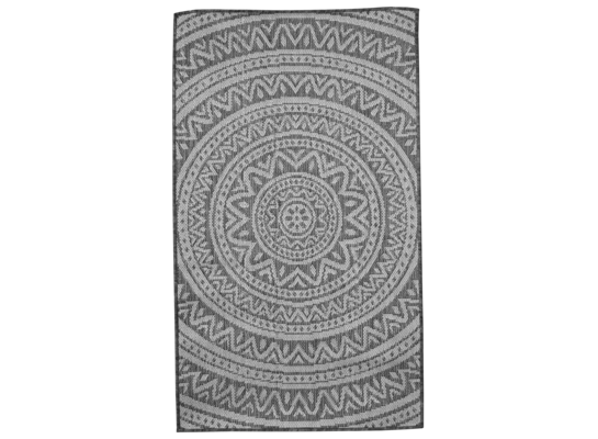 Dywan tkany zewnętrzny IKER 50 x 80 cm ciemny szary