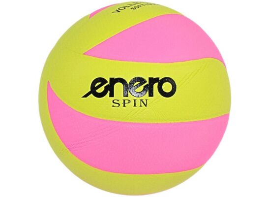 Piłka siatkowa ENERO SPIN różowo-żółta