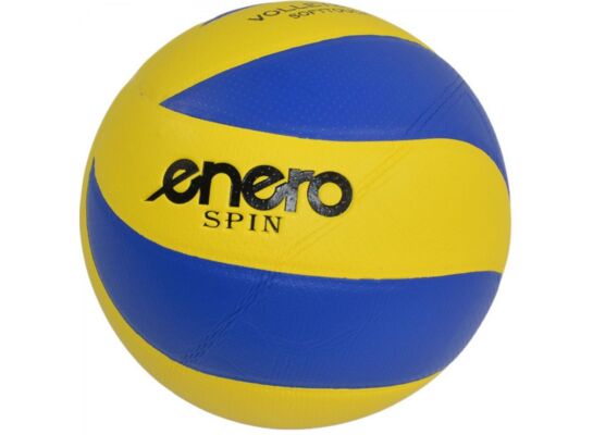 Piłka siatkowa ENERO SPIN niebiesko-żółta