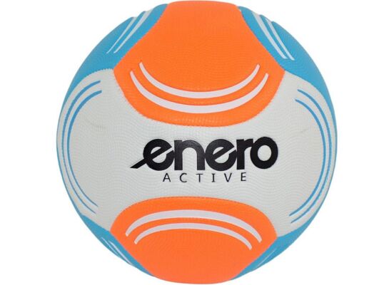 Piłka nożna plażowa ENERO SOFTTOUCH r.5 biały/pomarańczowy/niebieski