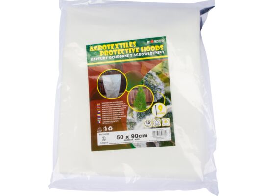 Kaptury ochronne z agrowłókniny 50 x 90 cm 3 sztuki