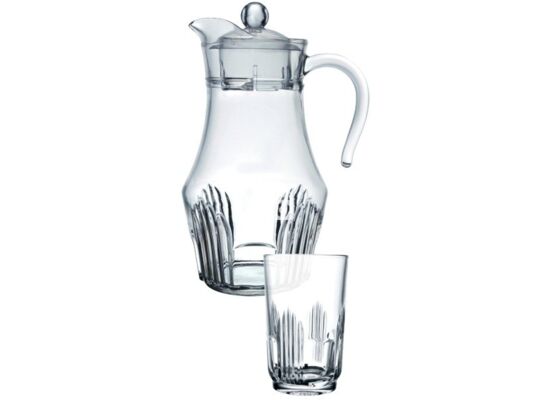 Komplet do napojów Orient 7 elementów transparentny