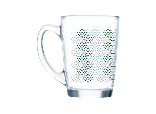 Kubek hartowany New Morning 320 ml wzory transparentny