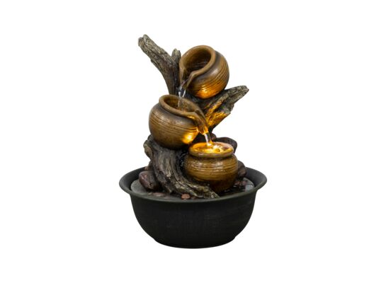 Fontanna ogrodowa LED wys. 25,5 cm
