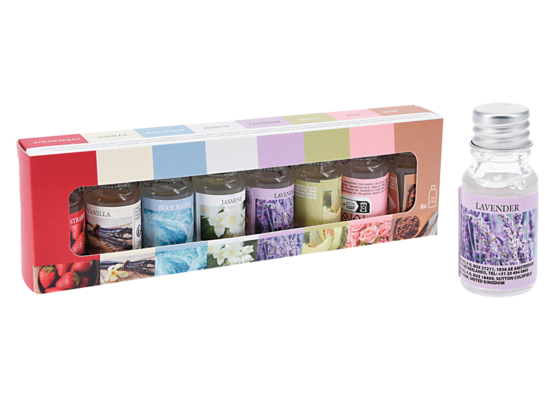 Zestaw olejków zapachowych 8 sztuk