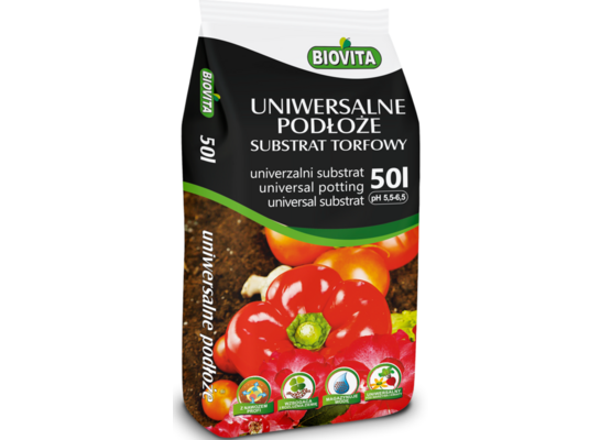 Uniwersalne podłoże Substrat torfowy 50 l BIOVITA