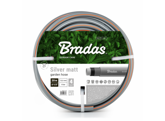 Wąż ogrodowy SILVER MATT 1/2" 20 m Bradas