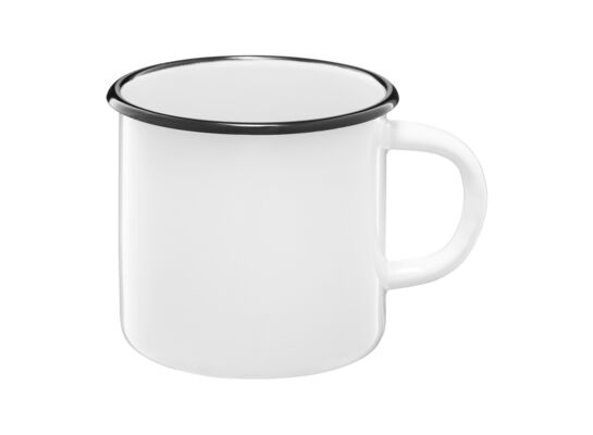 Kubek prosty 11 cm 1 l kremowy Emalia Olkusz