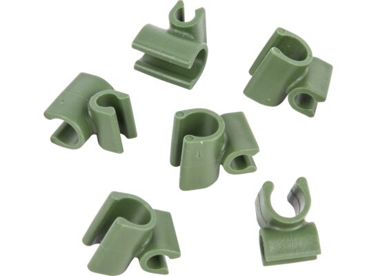 Łączniki do tyczek Ø8 mm i 11 mm pod kątem 90 stopni, 6 sztuk