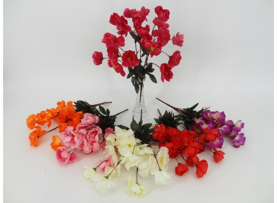 Bukiet sztucznych kwiatów peonia 34 cm