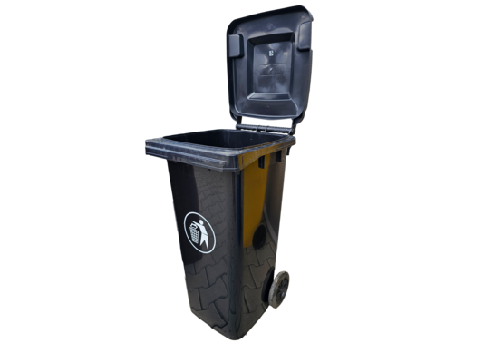 Pojemnik na odpady 240 l czarny