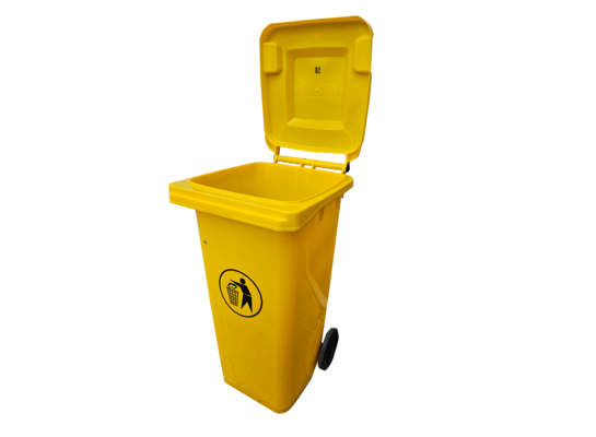 Pojemnik na odpady 240 l żółty