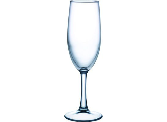 Kieliszki do szampana Amber 200 ml 6 sztuk transparentny