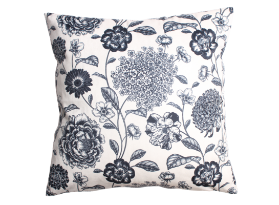 Poszewka BUQE 45 x 45 cm beżowo-czarna 2S