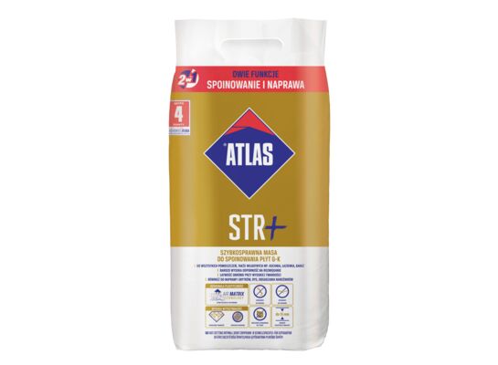 Szybkosprawna masa do spoinowania płyt G-K STR+ 5 kg ATLAS