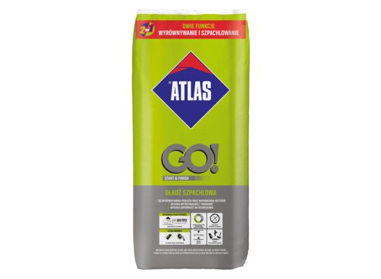 Gładź szpachlowa start & finish GO 20 kg ATLAS