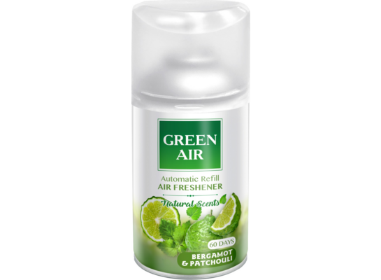Odświeżacz zapas Green Air 260 ml BERGAMOT & PATCHOULI