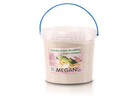 Piasek dla ptaków egzotycznych z muszlami 1,5 kg Megan