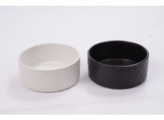 Ceramiczna miska dla zwierząt 16 x 16 x 7,8 cm