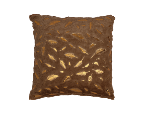 Poszewka na poduszkę 43 x 43 cm brazowy