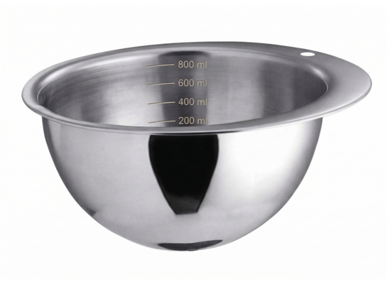Miska metalowa z miarką 800 ml