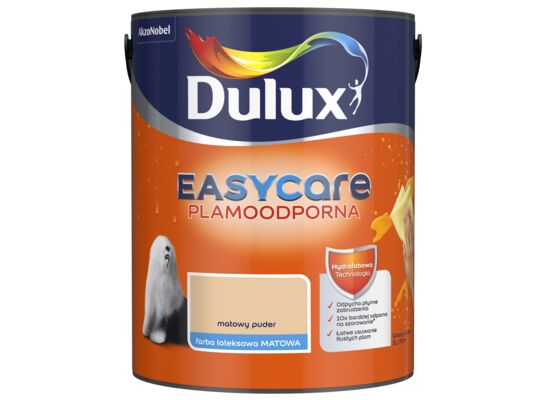Farba lateksowa EasyCare Plamoodporna Matowy Puder 5 l Dulux