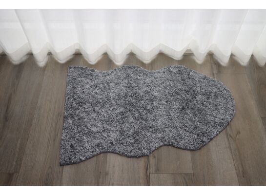 Dywan bukle 60 x 180 cm jasnoszary