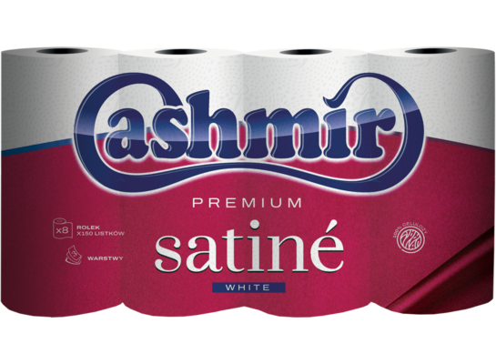 Papier toaletowy Cashmir satine 3 warstwowy 8 rolek