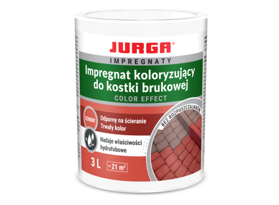 Impregnat koloryzujący COLOR EFFECT czerwony 3 l JURGA