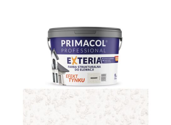 Elewacyjna farba strukturalna Exteria kremowy 9 l