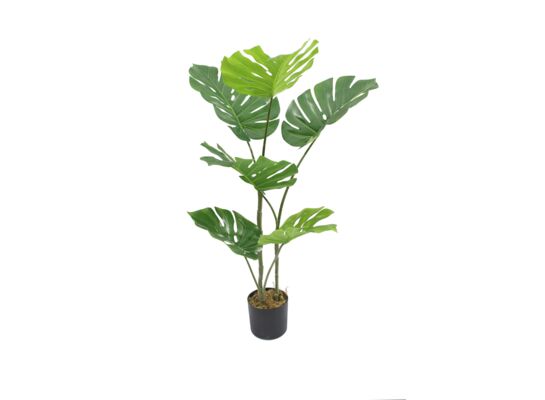 Kwiat sztuczny monstera w donicy wys. 90 cm