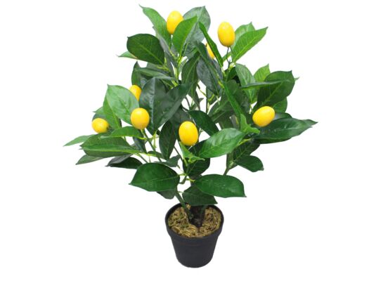 Kwiat sztuczny drzewko cytrynowe w donicy wys. 45 cm