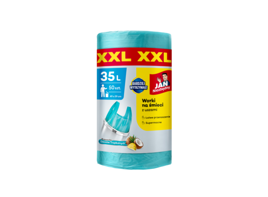 Worki na śmieci T-shirt Smart XL 35 l 50 sztuk Jan Niezbędny