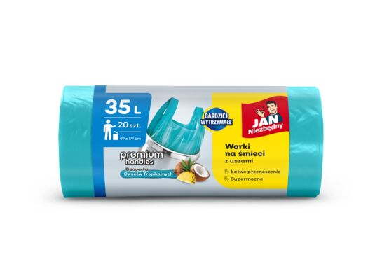Worki na śmieci T-Shirt Smart 35 l 20 sztuk Jan Niezbędny